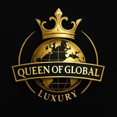 Queen of Global Luxury Logo Badge